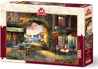 Art Puzzle Puzzle The Seaside Restaurant - 1000 Teile Puzzlespaß-2