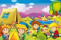 Art Puzzle Holzpuzzle Campers 25 Teile Spielzeug