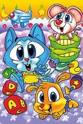 Art Puzzle Holzpuzzle - bunte Kinder-Legespiel - 16 Teile