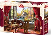 Art Puzzle Arbeit Landschaft - 500 Teile-2