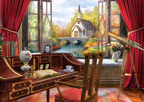 Art Puzzle Arbeit Landschaft - 500 Teile