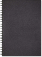 Artgecko Artgecko Shady Spiral-Skizzenbuch A3 Hochformat 200 g 40 Blatt Schwarz