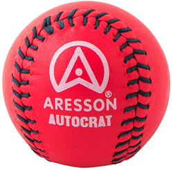 Aresson Rounders Ball Autocrat rosa 19,5 cm Leder Sportball