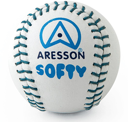 Aresson Rounders Ball Softy weiß - Trainingsball für Kinder