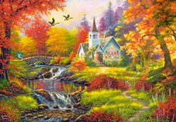 Castorland Puzzle Herbst Stimmung - 1000 Teile Jigsaw