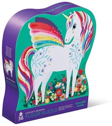 Crocodile Creek geformtes Puzzle Einhorn-Träume - 36 Stücke