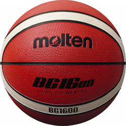 Molten 1600 Rubber Basketball - Tan/White - 5