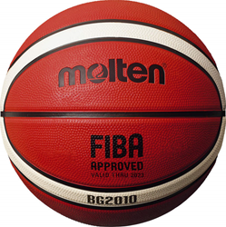 Molten Basketball deep channel tan/weiß Größe 5 Training & Spiel