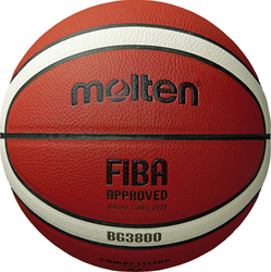 Molten Basketball 3800 Composite tan weiß Größe 5 Basketball