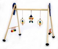 Hess Babygym Holzspielzeug Joe buntes Babyspielzeug