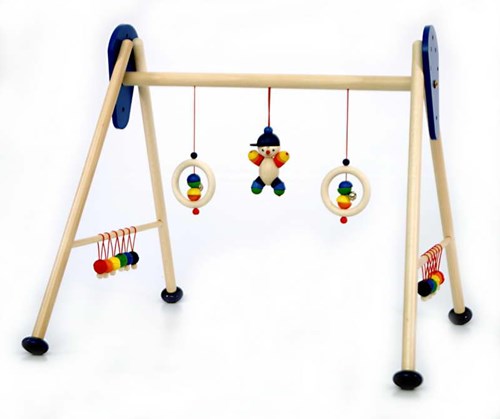 Hess Babygym Holzspielzeug Joe buntes Babyspielzeug