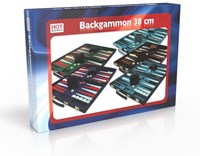 HOT Games Backgammonkoffer 38 cm. Schwarz einfarbig-3