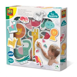 Ses Badespielzeug Safari Tiere Schaumstoff Set 14 Stück - Badespielzeug