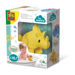 Ses Badespielzeug Triceratops - Naturkautschuk - sicheres Baby Dino