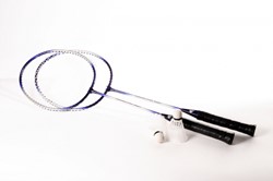 Angel Sports 857030 Badmintonschläger Schwarz, Blau Stahl 2 Stück(e)