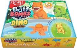 Zimpli Kids Badespielzeug Dino Überraschung Badebomben 6 Stück Multicolor