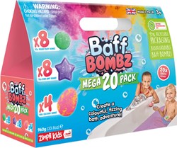 Zimpli Kids Baff Bombz Mega Pack Badespielzeug 20 Stück mehrfarbig