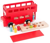 Bajo Holz Schulbus Spielzeugbus nachhaltiges Holz-2