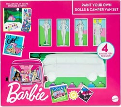 BARBIE CAMPER VAN PAINT SET