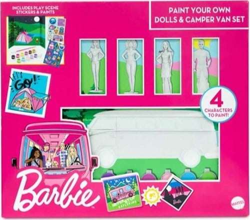 BARBIE CAMPER VAN PAINT SET
