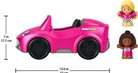 Mattel Barbie Cabrio Spielzeugauto Little People - mit Figuren-3