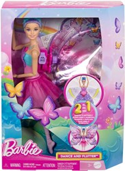 Mattel Barbie Tanz- und Flatterpuppe Modepuppe mit Schmetterlingsflügeln