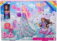Mattel Barbie Adventskalender Puppe - Dreamtopia magisches Spielzeug