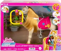 Mattel Barbie tanzendes Showpferd mit Geräuschen und Zubehör Spielzeug