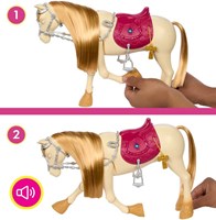Mattel Barbie tanzendes Showpferd mit Geräuschen und Zubehör Spielzeug-3