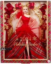 Mattel Barbie Feiertagspuppe 2024 - Sammler Edition blond - Geschenk
