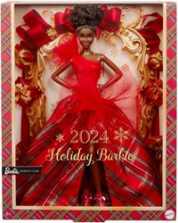 Mattel Barbie Puppe Holiday 2024 - festliche Sammler-Puppe Spielzeug