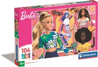 Clementoni Barbie Puzzle - 104 Teile - Kinderpuzzle aus Karton-2