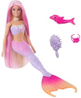Mattel Barbie Meerjungfrau Puppe - Farbwechselndes Haar - Barbie Fantasie Spielzeug-2