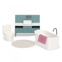 Lundby Puppenhaus Badezimmer Set - Spielzeugzubehör