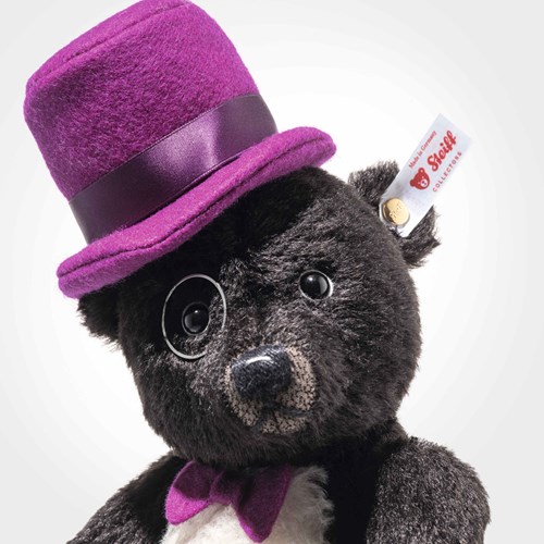 Steiff Teddybär Pinguin 27 cm Mohair Plüschtier bunt-3