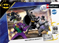 Nathan Puzzle Batman Feinde - 100 Teile Karton Lernspiel-2