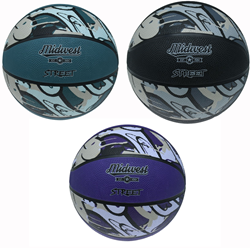 Midwest Street Basketball - Purple/Black/Grey - 7