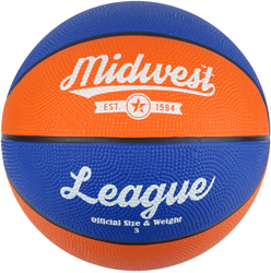 Midwest League Basketball - Blue/Orange - 3