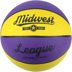 Midwest League Basketball - Yellow/Purple - 3