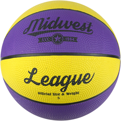 Midwest League Basketball - Yellow/Purple - 5