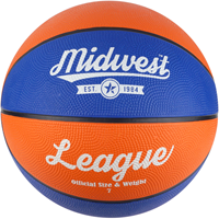 Midwest League Basketball - Blue/Orange - 7