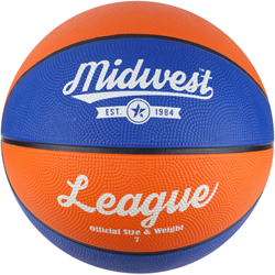 Midwest League Basketball - Blue/Orange - 7
