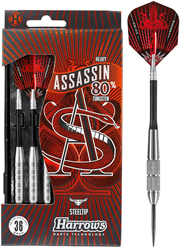 Harrows Steeldartpfeile Assassin 80% Tungsten 32g Set