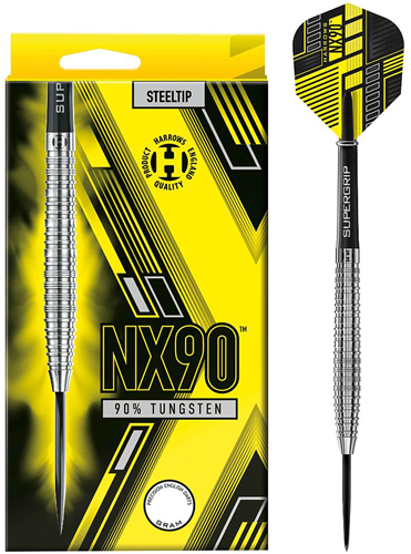 Harrows NX90 90% Tungsten Dartpfeile 24g - professionelle Darts