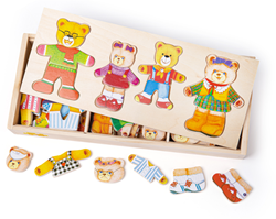 Bigjigs Dress Up Bär Familie