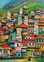 Magnolia Puzzle Beautiful Village - 1000 Teile Puzzle
