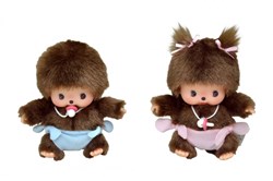 Monchhichi Kuscheltier Bebichhichi Classic Junge 16cm Plüschpuppe