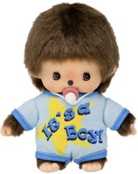 Monchhichi Bebichhichi Romper It's a Boy (16cm)