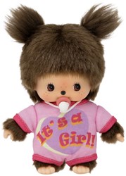 Monchhichi Bebichhichi Romper It's a Girl (16cm)