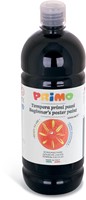 Primo Anfänger-Fertig-Plakatfarbe, 1000-ml-Flasche mit Durchflusskontrollkappe, gebranntes Schwarz
